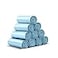 kjuway 26 Gallon Trash Bags 150 Count Small Trash Can Liners for Bathroom or Livingroom Blue 2 Gallon Thickly Garbage Bags
