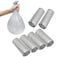 YYaaloa 4 Gallon Bathroom Trash Bags6 Rolls 120pcs Small Trash Garbage Bags Disposable Trash Bags for Office Bathroom Wastebasket Waste Bin Silver 120 Count