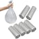 YYaaloa 4 Gallon Bathroom Trash Bags6 Rolls 120pcs Small Trash Garbage Bags Disposable Trash Bags for Office Bathroom Wastebasket Waste Bin Silver 120 Count