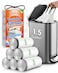 RayPard 15 Gallon 120 Counts Mini Strong Drawstring Trash Bags Garbage Bags by Small Plastic Bags fit 456L Trash Can for Home Office Kitchen Bathroom Bedroom White Waste Basket Liners