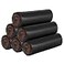 HDY 6Rolls Drawstring Small Trash Bags4 Gallon Thicken Drawstring Small Garbage Bags for KitchenBathroomBedroomHomeOffice Trash Cans120 Counts Black