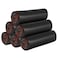 HDY 6Rolls Drawstring Small Trash Bags4 Gallon Thicken Drawstring Small Garbage Bags for KitchenBathroomBedroomHomeOffice Trash Cans120 Counts Black