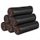 HDY 6Rolls Drawstring Small Trash Bags4 Gallon Thicken Drawstring Small Garbage Bags for KitchenBathroomBedroomHomeOffice Trash Cans120 Counts Black
