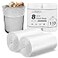 Charmount 8 Gallon Trash Bags 110 Count Medium Garbage Bags Trash Can Liners for Bathroom Kitchen Office Clear Unscented