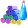 BAIYEUSO 200 Count 4 Gallon Trash Bags Small Colorful Garbage Bags with Handle for Home Office Bathroom Trash Can