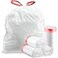 Wifpme Small Trash Bag 26 Drawstring Garbage Bags Bathroom Trash can Liners 10 Liters for Bedroom Bathroom Office Home 60 Counts