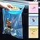 weeturelat Upgraded Car Trash Bag 45pcs Easy StickOn Disposable Car Garbage Bags Waterproof Leakproof Vomit Bag Kitchen Storage Bag Suitable for Car Bedroom Bathroom Office Study Room