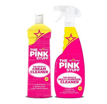Stardrops The Pink Stuff MultiPurpose Spray Cream Cleaner Bundle Tough on Stains Gentle on Surfaces AllPurpose Cleaning Solution 2Pack