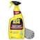 Goo Gone Heavy Duty Cleaner Degreaser Spray With Microfiber Cleaning Towel Cuts Through Tough Grease Oil Grime 32 Oz 1 Pack Towel