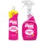 Stardrops The Pink Stuff Bathroom Foam Cleaner and Cream Cleaner Bundle 1 Bathroom Foam Spray 1 Cream Cleaner