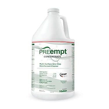 PREEMPT Concentrate 1 Gallon MultiSurface Sanitizing Disinfectant Cleaner Hospital Grade