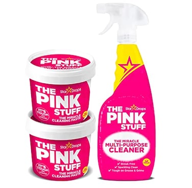 Stardrops The Pink Stuff The Miracle Cleaning Paste and MultiPurpose Spray Bundle 2 Cleaning Paste 1 MultiPurpose Spray