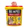 BIG WIPES Heavy Duty Industrial Hand Cleaning Wipes Textured Scrubbing Degreaser Wipes for Mechanics and Tool Cleaner 240 Count Bucket 1 Pack