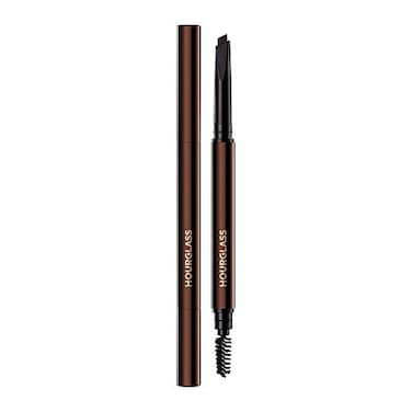 Hourglass Arch Brow Sculpting Pencil Natural Black Shade Mechanical Eyebrow Pencil for Shaping and Filling