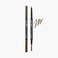 CLIO Kill Brow Auto Hard Eyebrow Pencil DualEnd Long Lasting Waterproof SmudgeResistant Spoolie Brush Sharpener 02 Light Brown