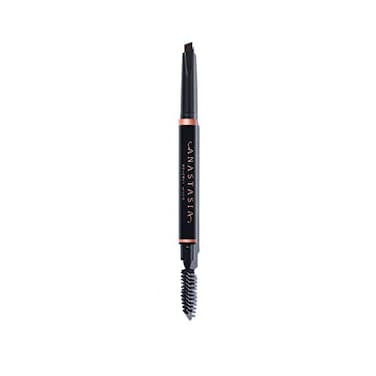 Anastasia Beverly Hills Brow Definer 3in1 TriangularTipped Retractable Eyebrow Pencil with Spoolie MultiFunctional Definer to Fill Detail Blend Brows Dark Brown