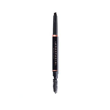 Anastasia Beverly Hills Brow Definer 3in1 TriangularTipped Retractable Eyebrow Pencil with Spoolie MultiFunctional Definer to Fill Detail Blend Brows Ebony