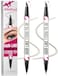 iMethod Curved Eyebrow Pen Eyebrow Pencil 2 Count Brow Pencil DualEnded with Curved Tip and Precise BrushTip for Natural HairLike Brows Last AllDay Brown and Blonde Each