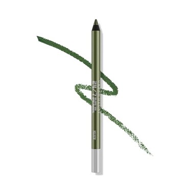 URBAN DECAY 247 GlideOn Waterproof Eyeliner Pencil SmudgeProof LongLasting TransferProof Up to 16HR Wear Smooth NoTug Formula Mildew Deep Forest Green Shimmer 004 oz