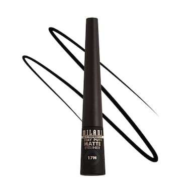 Milani Stay Put Matte Liquid Eyeliner Black Waterproof 17H Wear CrueltyFree Vegan Smudgeproof Long Lasting