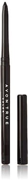 AVON fmg Glimmer Cream Black Eyeliner Pencil Blackest Black Waterproof SmudgeProof LongWear Waterline Eyeliner Shimmery Smooth Glide Precision with BuiltIn Sharpener Pack of 3