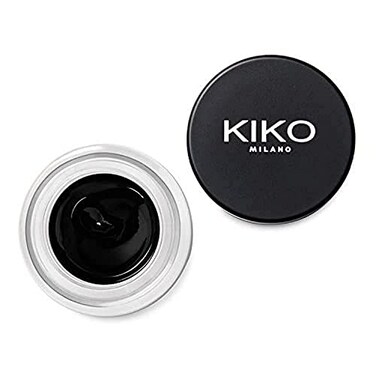 KIKO Milano Lasting Gel Eyeliner LongLasting SmudgeProof Black Gel Eye Liner with Intense Pigment QuickDry Formula for Smoky Eye Precise Lines