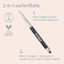 TRE'STIQUE TRESTIQUE Eyeliner Refillable Long Lasting Eyeliner Pencil With BuiltIn Smudger And Sharpener Clean Beauty Eye Pencil Sustainable
