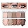 Hxssll Matte Eyeshadow PalettePeach Nude Neutral Eye ShadowRosy Beige Taupe Brown EyeshadowSoft Blendable Natural MakeupLong Lasting Waterproof Eyeshadow for Daily Office Soft Glam LookSombra de Ojos