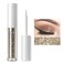 Erinde Liquid Glitter Eyeshadow Eyeliner Metallic Shimmer Glitter Eyeshadow Liner High Pigment Colored Eyeliner Waterproof Long Lasting Sparkle Makeup for Women Sunset Champagne