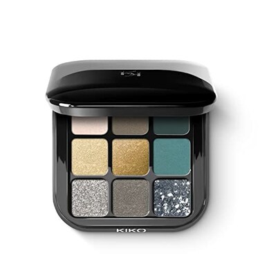 Kiko Milano Glamour Multi Finish Eyeshadow Palette 06 Palette With 9 Eyeshadows In Different Finishes