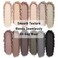 UCANBE 12 Color Eyeshadow Makeup Palette Neutral Matte Shimmer Nude Eye Shadow Make Up Pallet with Doubleended Brush Set Kit Highly Pigmented Long Lasting Waterproof