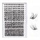 Magnetic SL Lash Clusters 204 Pcs Individual Lashes Clusters Eyelash Extensions False Eyelashes DIY Lash Extension Kit Reusable False Eyelashes Natural Look Mix 1016mmDM01DM17