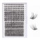 Magnetic SL Lash Clusters 204 Pcs Individual Lashes Clusters Eyelash Extensions False Eyelashes DIY Lash Extension Kit Reusable False Eyelashes Natural Look Mix 1016mmDM01DM17