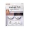 Kiss Magnetic False Eyelashes and Eyeliner Lure 12mm Easy to Apply Reusable No Glue Flexiband Technology Precision Felt Tip Fortified Formula 1 Pair Strip Lashes