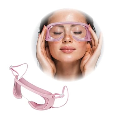 iENVY Lash Guard with Ear Straps AntiFog Waterproof Lash Protector for Showering for Eyelash Extensions Lash Lifts False Lashes Eye Aftercare Pink