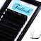 FADLASH Eyelash Extension Supplies Easy Fanning Lashes 007 DD Curl 1622mm Mixed Tray Matte Black Self Fanning Volume Lash Extensions 007DD 1622mm Mix