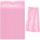 Blulu 100 Piece Rectangle Lash Trays Holder Plastic Eyelash Trays for False Eyelash Packaging Box Eyelash Storage Case for Boutique Beauty Salons Pink