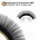 LASHVIEW 007 Thickness C Curl 815mm Mixed Tray Volume Faux Eyelash Extensions Silk Individual Lash Extensions Pure Korean Silk lashes Soft Application for Professional Salon Use
