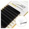 LASHVIEW 007 Thickness C Curl 815mm Mixed Tray Volume Faux Eyelash Extensions Silk Individual Lash Extensions Pure Korean Silk lashes Soft Application for Professional Salon Use