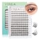 VYRILA Lash Clusters 005mm Individual Lashes 3D Wispy Lashes Clusters 01mm Super Thin Band Resuable Natural LashesD Curl Faux Mink Lashes108pcs Lash Extension Green SoulD005816mix
