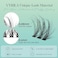 VYRILA Lash Clusters 005mm Individual Lashes 3D Wispy Lashes Clusters 01mm Super Thin Band Resuable Natural LashesD Curl Faux Mink Lashes108pcs Lash Extension Green SoulD005816mix