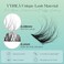 VYRILA Lash Clusters 005mm Individual Lashes 3D Wispy Lashes Clusters 01mm Super Thin Band Resuable Natural LashesD Curl Faux Mink Lashes120pcs Lash Extension Green JoyD005816mix