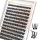 BEFER BEAUTY BEFER Lash Clusters 120 Pcs D Curl Eyelash Clusters Volume Individual Lashes Extensions 1016MM Fluffy Cluster Eyelash Wispy Cluster Lashes DIY At HomeSeraphicFD43
