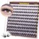TOOCHUNAG Fairy Lash Clusters 912mm Wispy Eyelash Clusters 160pcs Natural Cluster Eyelash Extensions CC Curve Individual Lashes Natural Look Short Thin Band Eyelashes Clusters by