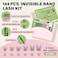 KEYYOU Angel lash Clusters Kit Lash Extension Kit C Curl 144Pcs Eyelash Extension Kit Wispy Natural Invisible Band Lash Kit with Waterproof DIY Lash Extension Kit at HomeAngelD818MIX