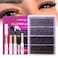Ocean Pearl Lash Clusters 320PCS 1220MM 30D40D80D100D Lash Extension Kit Lashes Clusters Eyelashes Cluster Eyelash Extensions Thick Individual Lashes Kit with Lash bondsealremovertweezer4