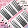 QUKLOGEN DIY Wispy Lash Extension Kit 620Pcs D Curl 6 styles Individual Lash Clusters Eyelash Extension with Lash Bond and SealQuick Glue Remover Tweezers Eyelash Brush Mini Applicator