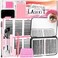 QUKLOGEN DIY Wispy Lash Extension Kit 620Pcs D Curl 6 styles Individual Lash Clusters Eyelash Extension with Lash Bond and SealQuick Glue Remover Tweezers Eyelash Brush Mini Applicator
