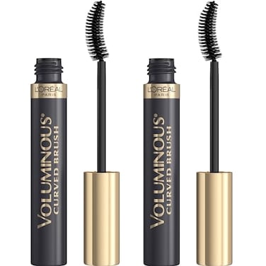 L'Oreal Paris LOreal Paris Original Voluminous Mascara Building Mascara Volume and Length Formula Curved Brush Washable Black 026 Fl Oz 2 Count