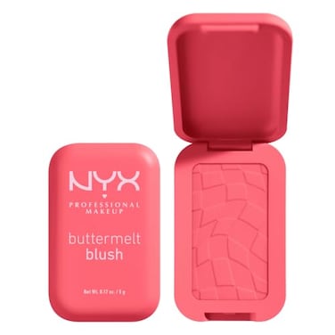 NYX PROFESSIONAL MAKEUP Buttermelt Powder Blush Fade and TransferResistant Blush Up to 12HR Make Up Wear Vegan Formula U Know Butta